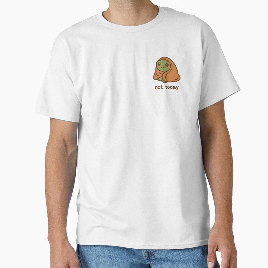Not today kawaii funny frog by cloudsnacks