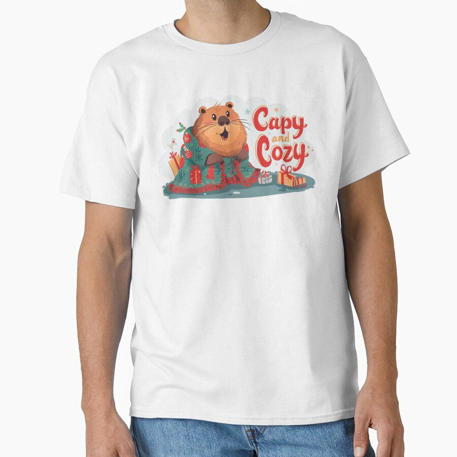 Capy and Cozy – Cute Capybara Chrismas Vibes Design by Two bro's shop