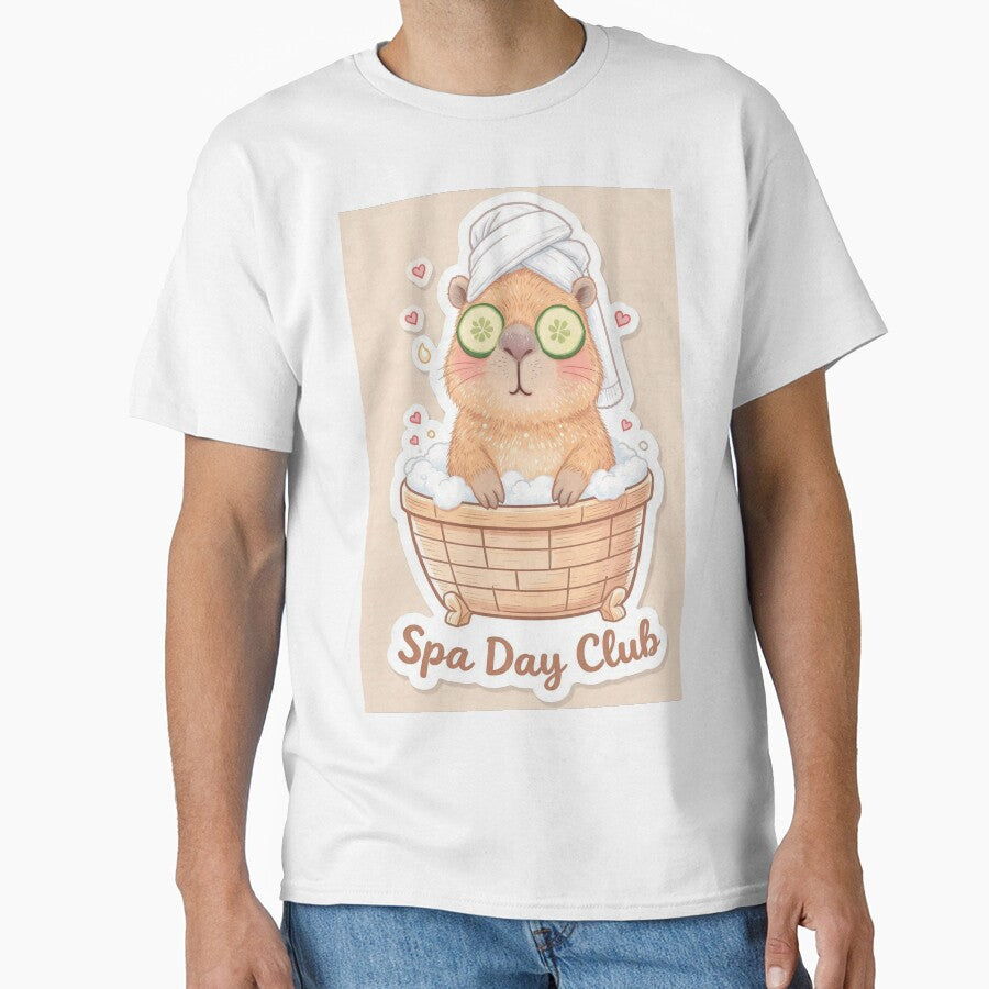 Capybara Spa Day - Cute Self Care Animal Aesthetic by Utsav kadia