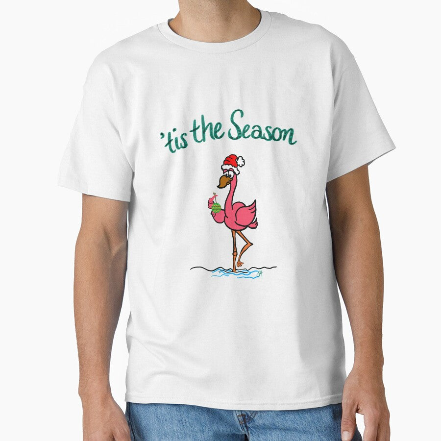 Holiday Flamingo by OTPillustration