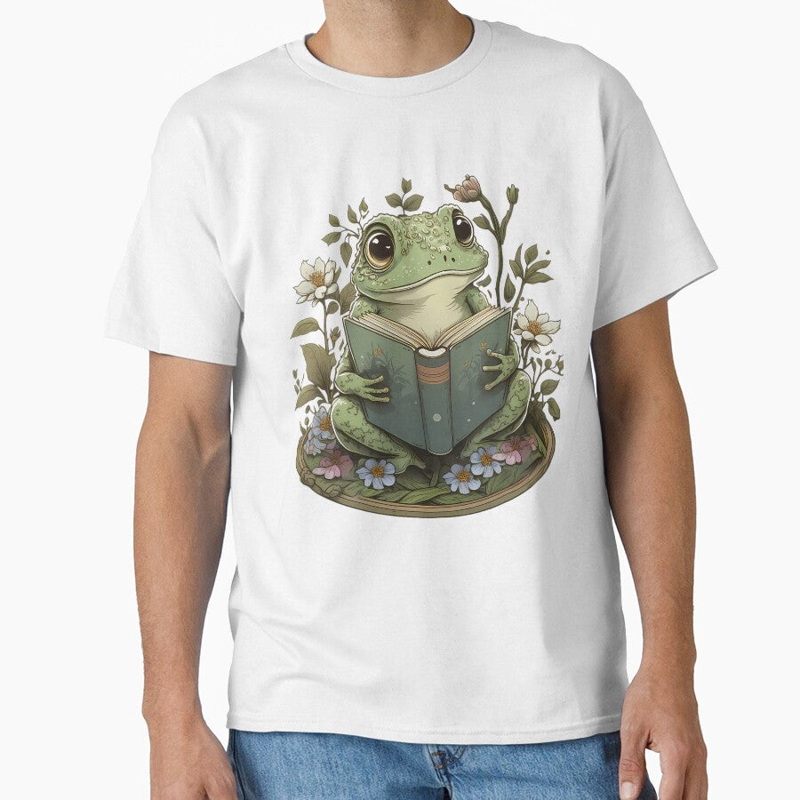Cute Cottagecore Floral Frog Aesthetic 	 	 Graphic by uycjqwpz24