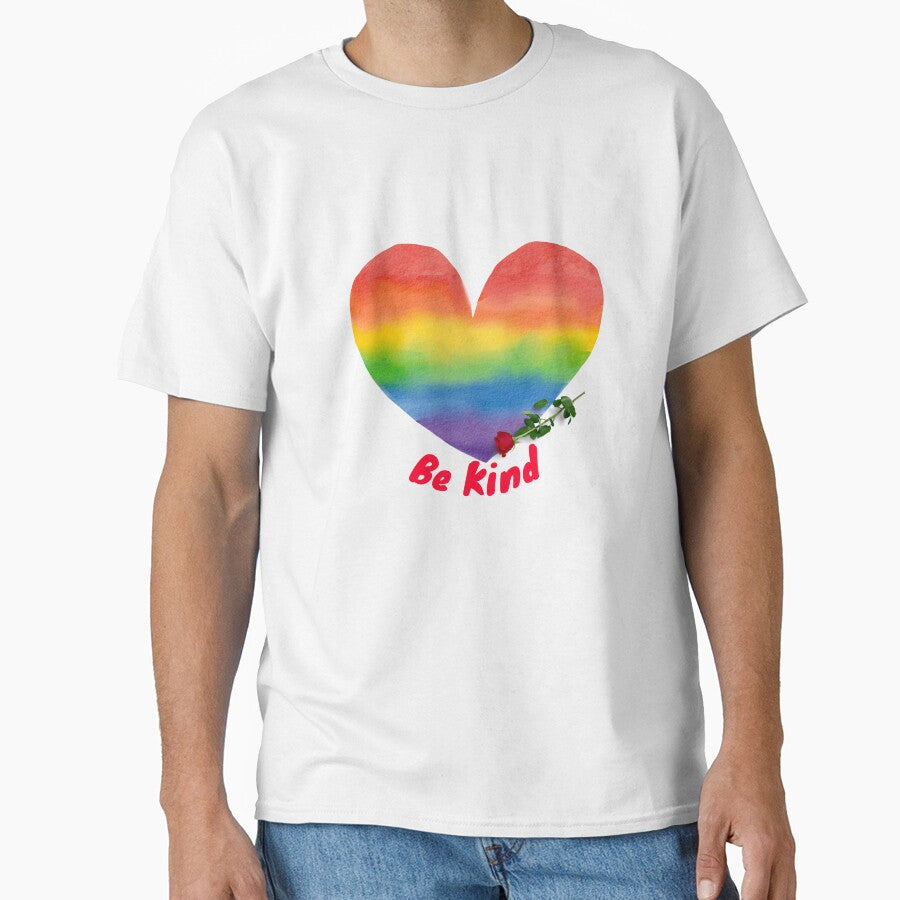 Be Kind LGBTQ+ Rainbow – Pride Kindness Quote for Equality & Inclusivity by Atokeh