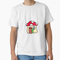 frog in a mushroom house by jcoopx