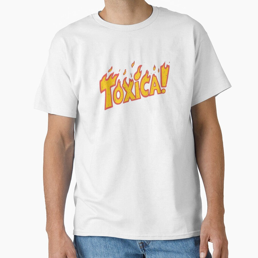 Toxica Flaming Typography Design Bold Statement Lettering by Ed & Harmony