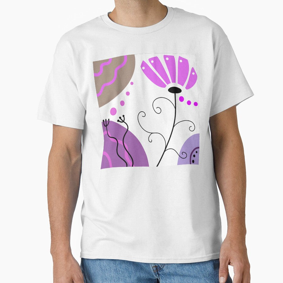 Purple Whimsical Boho Design by Sartoris Art