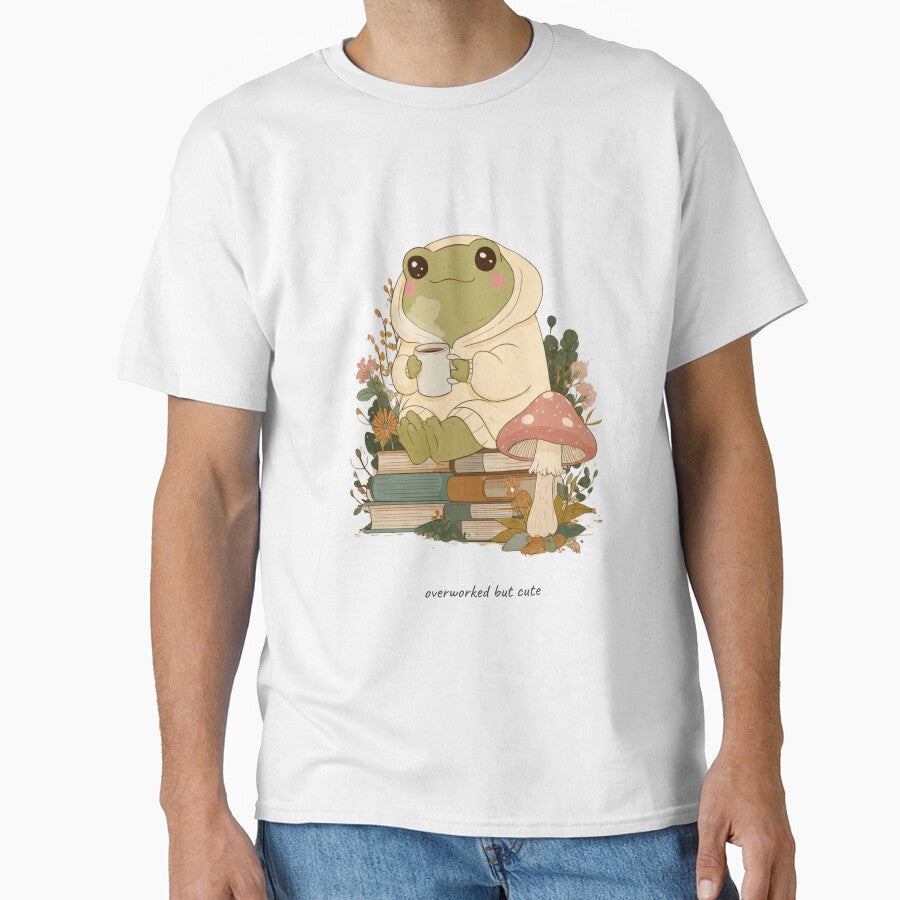 Overworked but Cute Frog by Cozy Chaos Studio Co