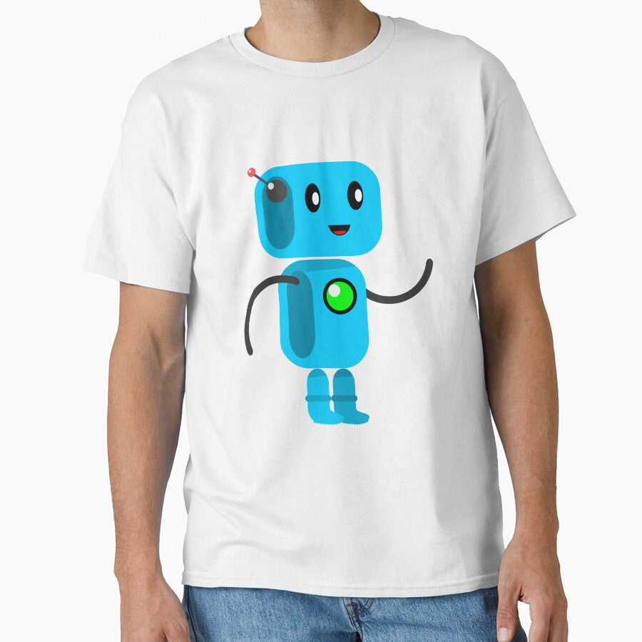 Adorable Robot With A Precious Face Drawn in The Kawaii Style by CreativeCranium
