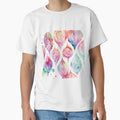 A Bohemian Feather Pastel Watercolor Print - Boho Chic Patterns by GVRDesign