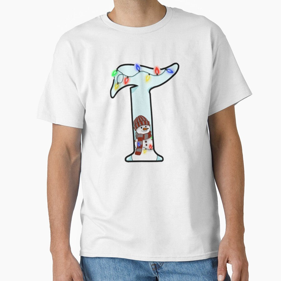 Holiday themed letter T by Artistkhg