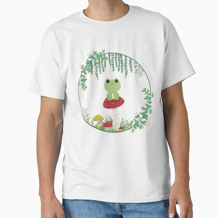 Cottagecore Aesthetic Kawaii Frog Goblincore Cute Mushroom by vuhieustore