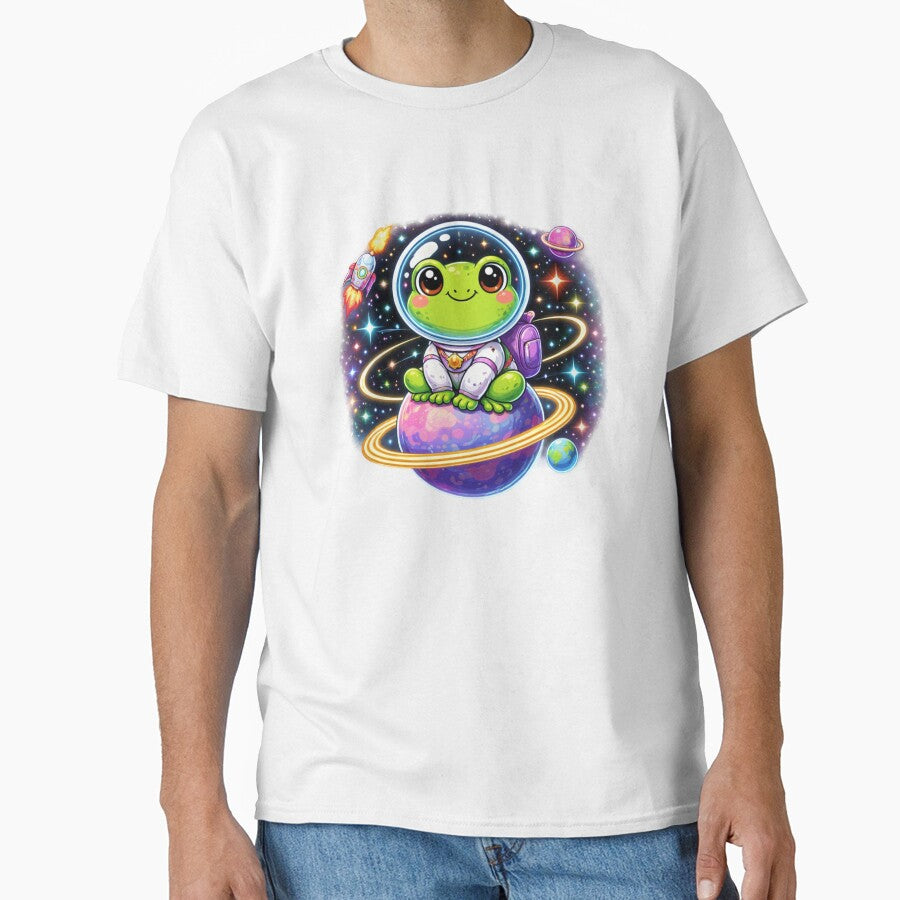 Smiling space frog by FroggyOnly