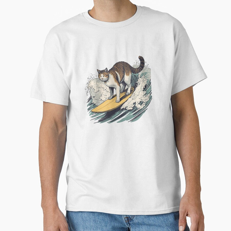 Vintage Surfing Cat by SOUFIANE1991