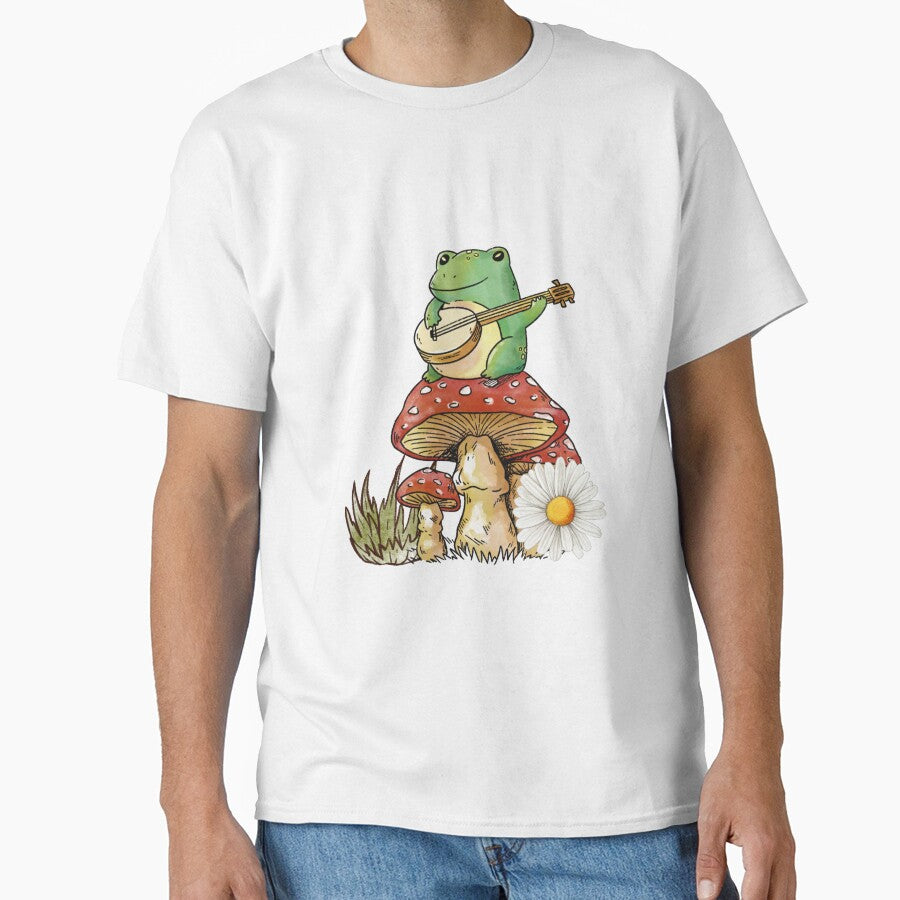 Frog Playing The Banjo by PixelsNBows
