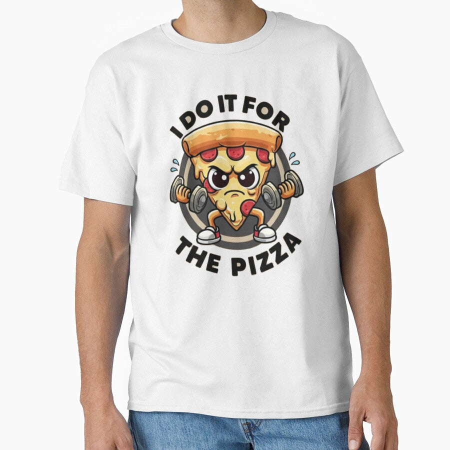 I Do It For The Pizza Funny Gym – Pizza Lover Workout Fitness by Meryem Mamouni