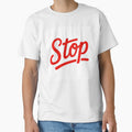 STOP – Bold Brush Lettering Statement Design by ZeMa-JA