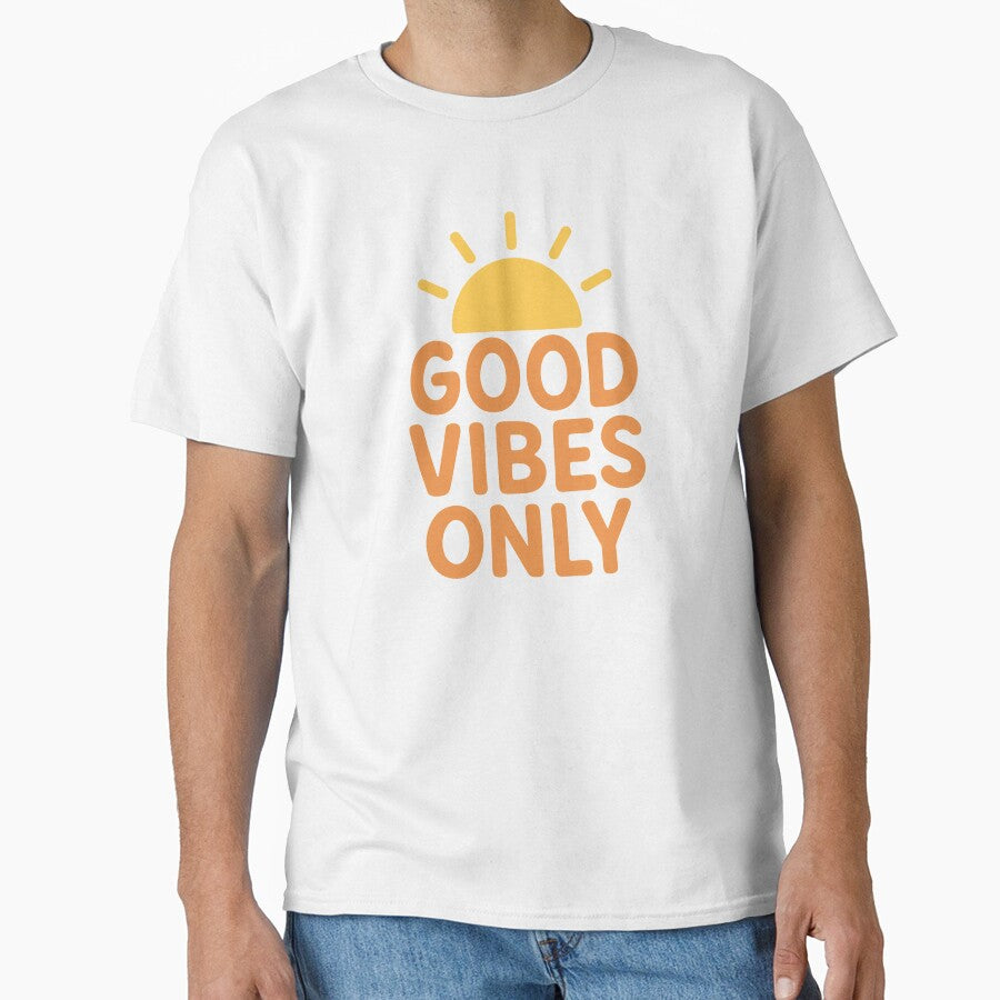 Good Vibes Only – Positive Vibes Aesthetic Typography for a Happy Life by Joyloom