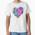 Sexy Heart Design T-Shirt with Colorful Letters - Fun and Flirty Graphic Tee by Kai Wen Designs