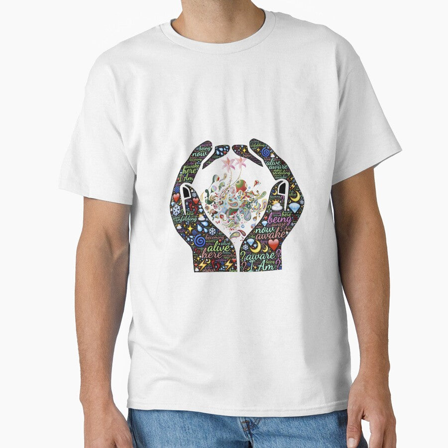 Yoga Love And Peace In a Hand by OmniDeals