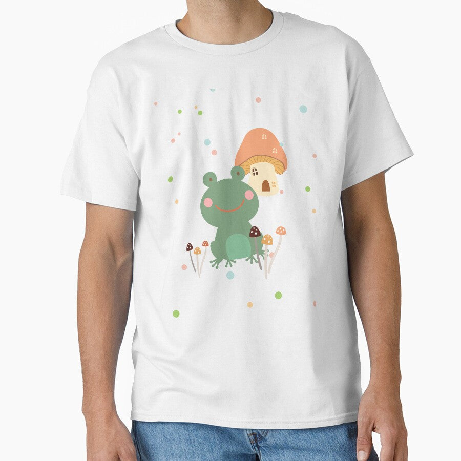 Cute Frog Mushrooms Aesthetic Cottagecore by JooArtPrints  ★★★★★