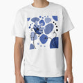 Vibrant Blue Whimsical Boho Design by Sartoris Art