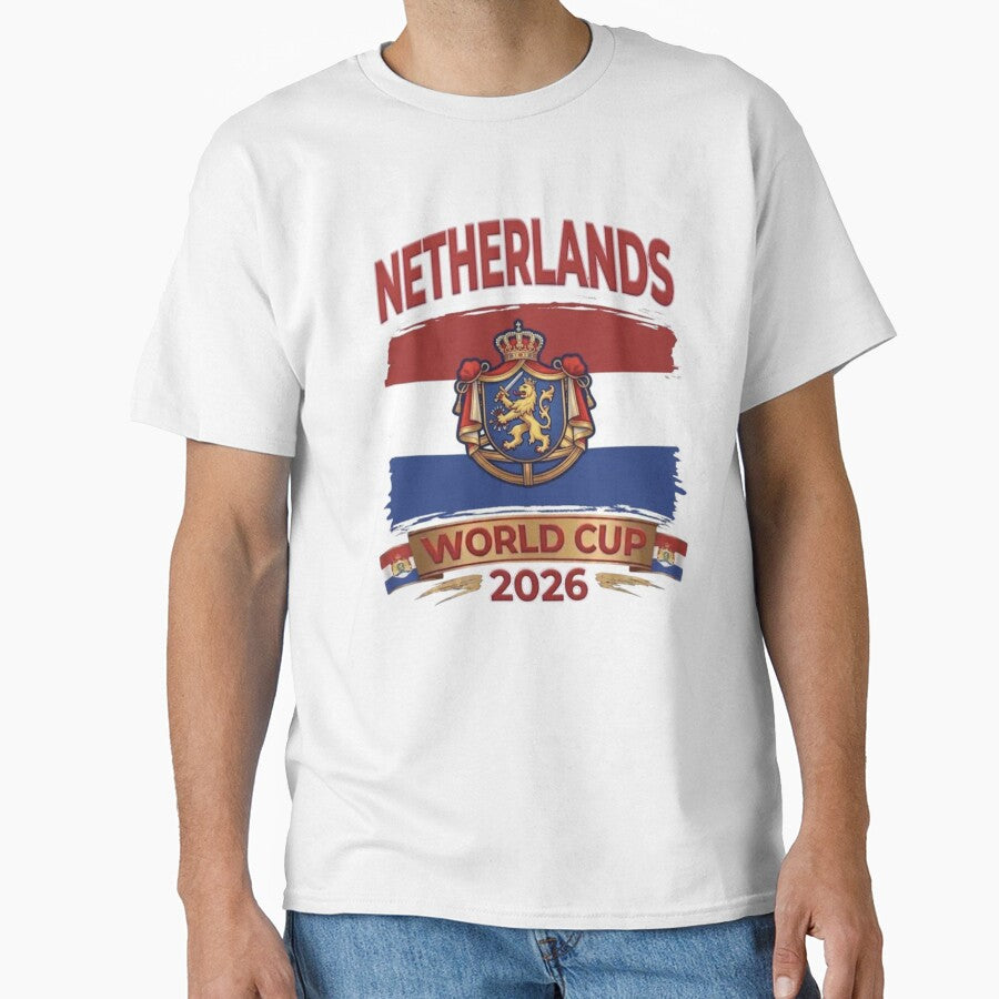Netherlands World Cup 2026 Coat of Arms Football Design by  The Midnight Library - Book Lover Gifts & Kindle Accessories