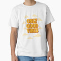 Only Good Vibes Poster - 70s Retro Vintage Typography Print by Arte Cartoon From TagTeam Group