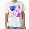 Blue Pink Purple Whimsical Boho Design by Sartoris Art