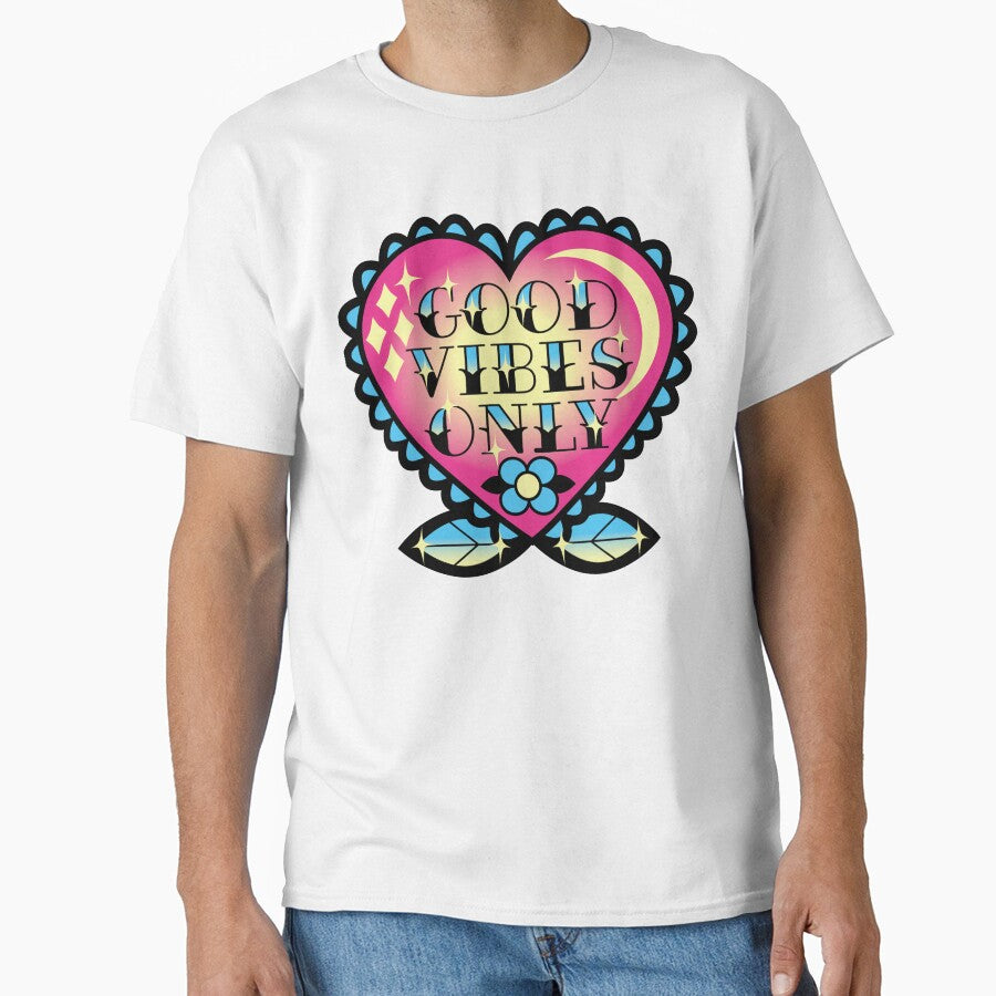 Good Vibes Only Heart by ninefourpop