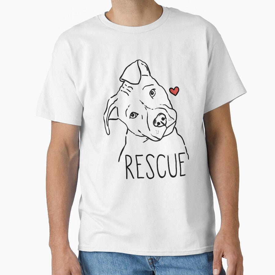 Pitbull Rescue, Pittie Head Tilt, Pittie Rescue, Pitbull Puppy by OlyvieArt