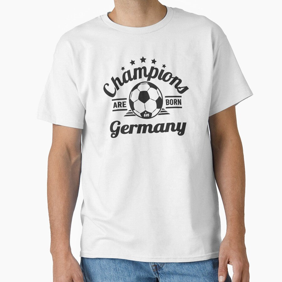 Champions Are Born In Germany , football fans vintage gift by lamjar-art