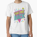 Take Me Back – Retro 80s Bold Typography Design by Designs By Coffee