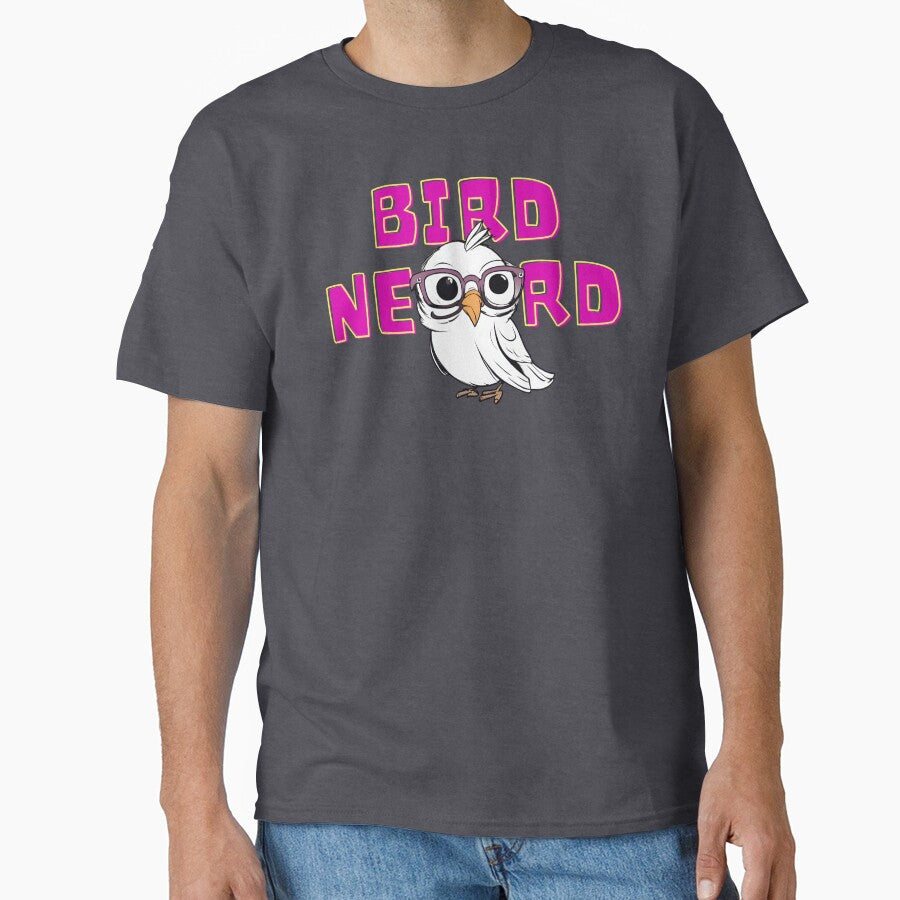 bird nerd owl pink design by TheWaterBirds