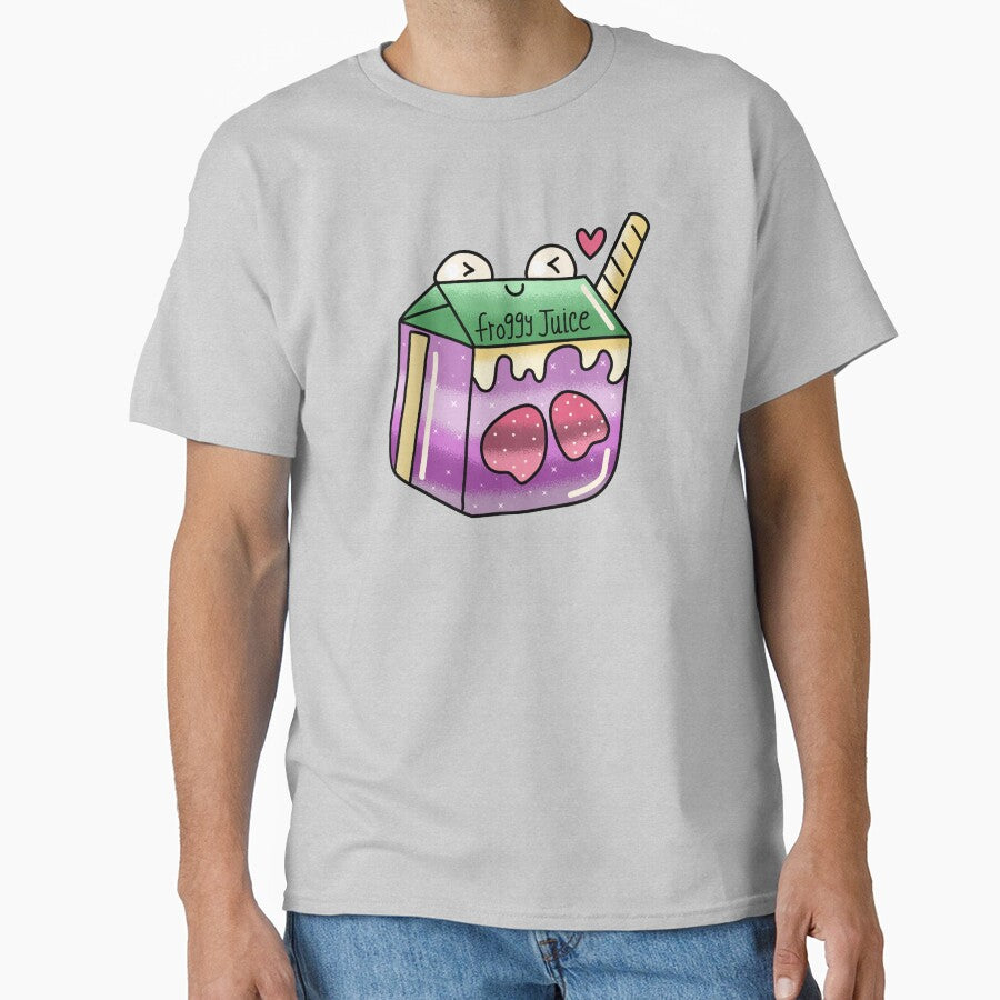 Cute Kawaii froggy strawberry juice aesthetic by Quacktails