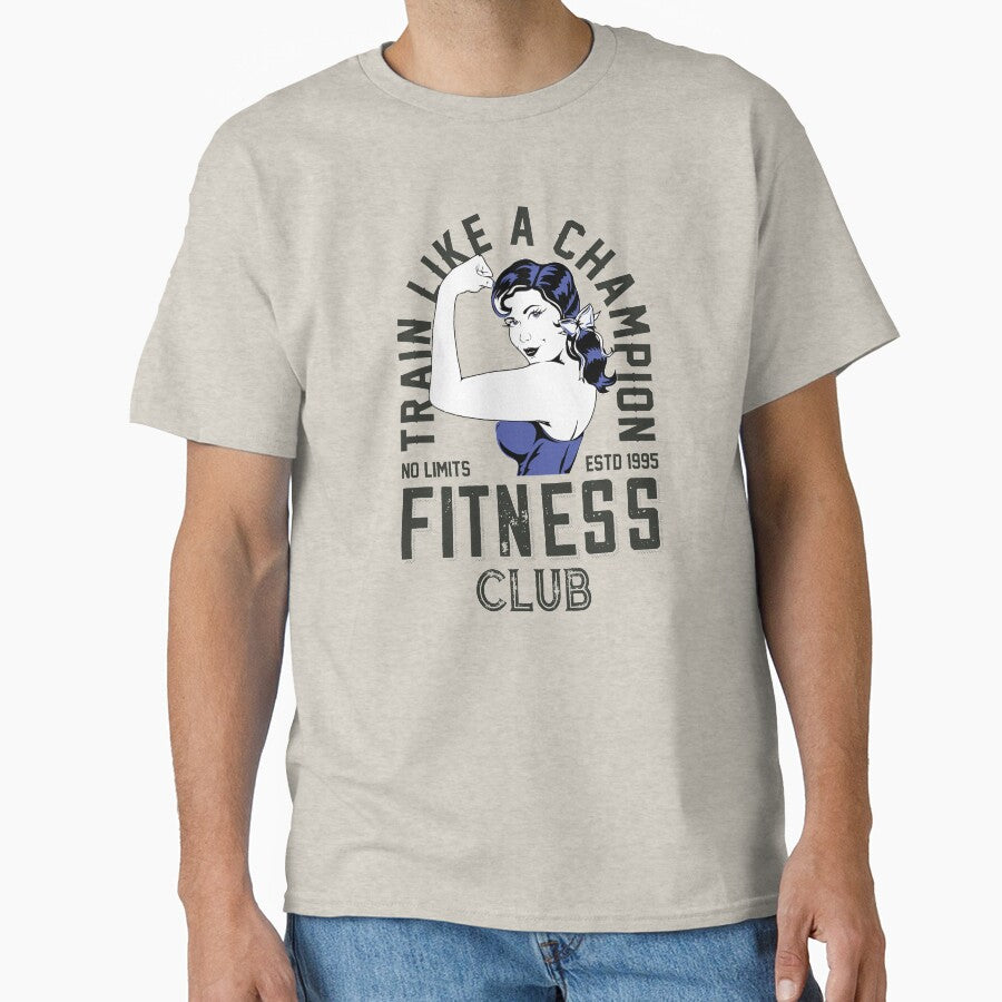 Women's Train Like a Champion Fitness Club by The Masked Designer