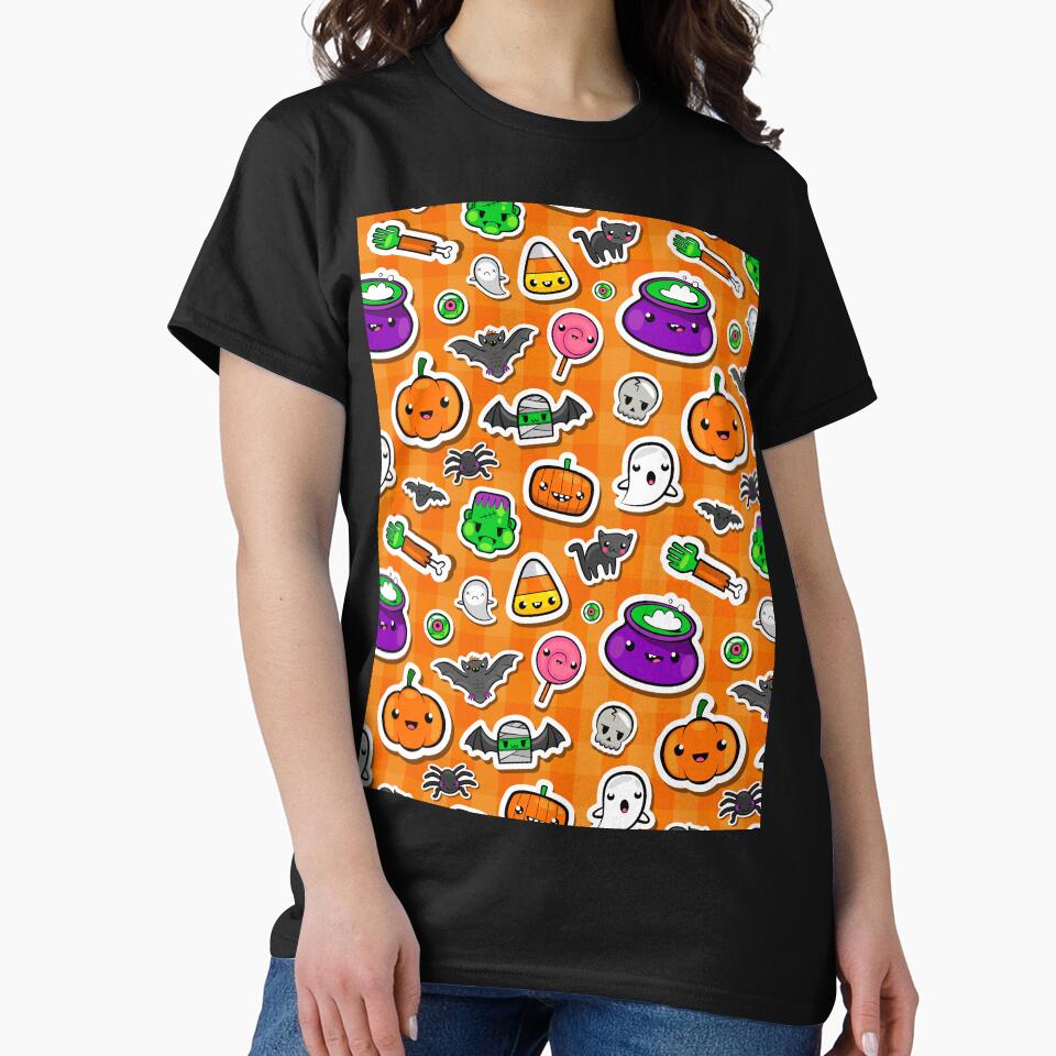 Cute Kawaii Halloween Pattern by TamGustam