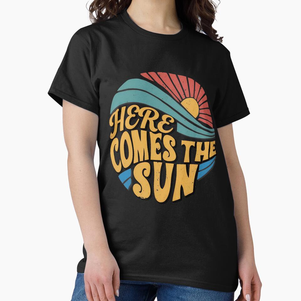 Groovy Sun Wave Vintage Style Statement by Bassot-Studio