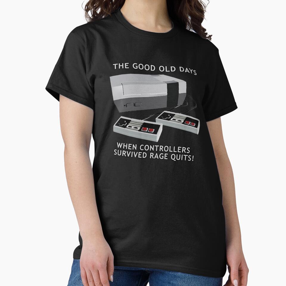 Retro gaming "The Good Old Days When Controllers Survived Rage Quits!" by JDMTees