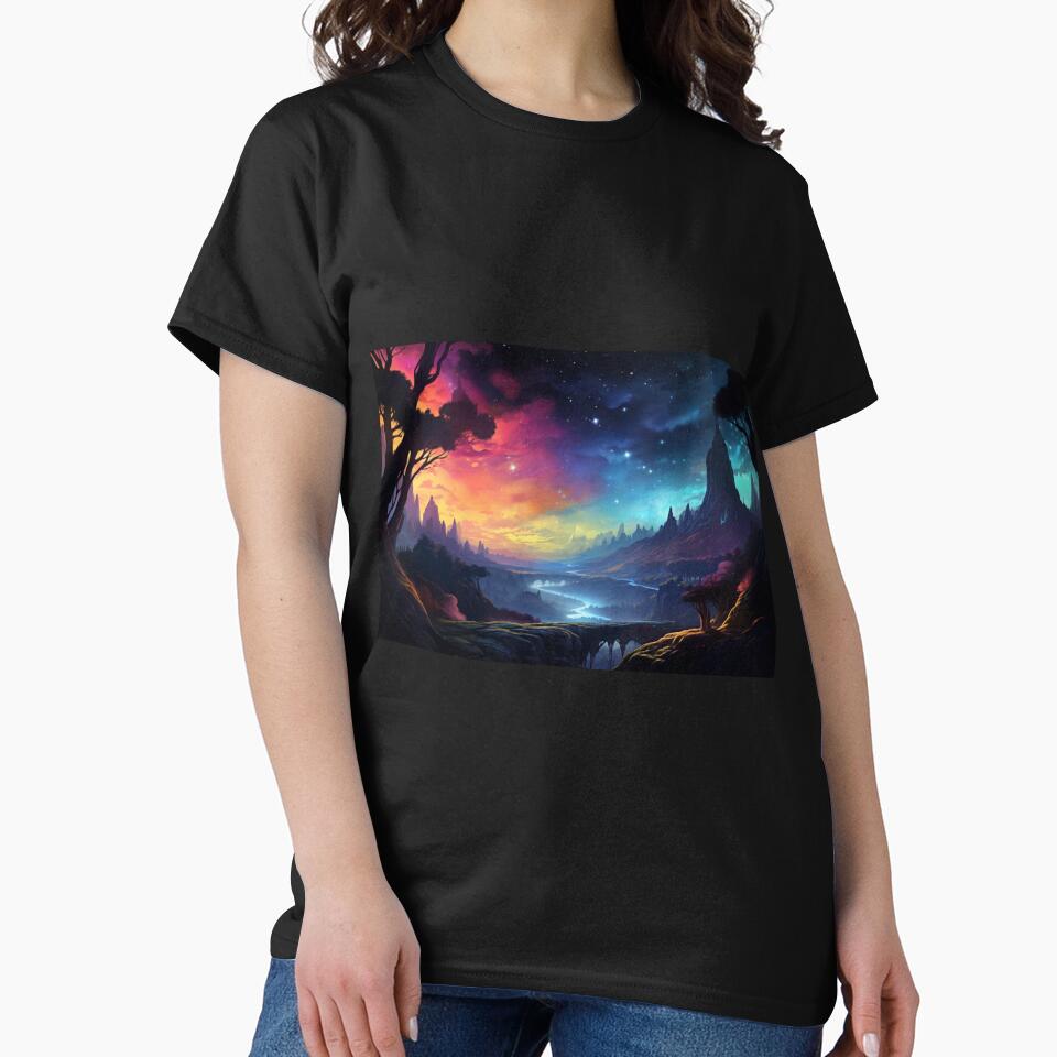 Fantasy Landscape - Sunset to Cosmos by Fantasy Masterpiece