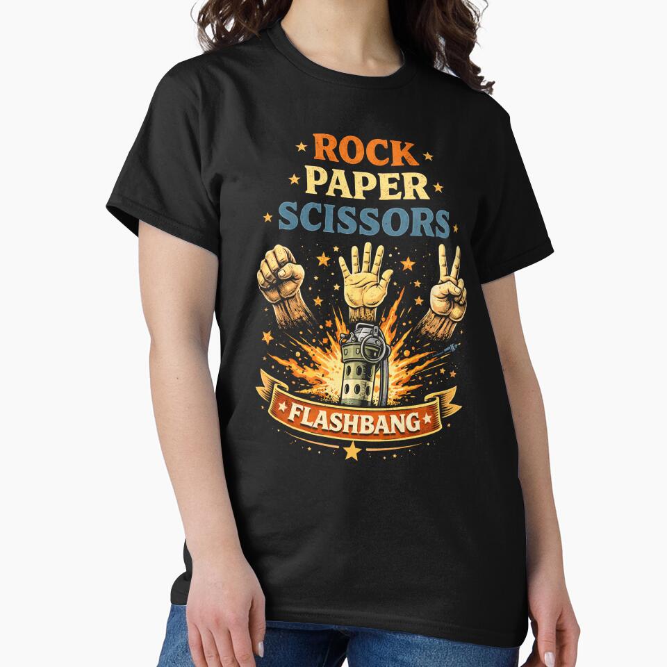 Rock Paper Scissors Flashbang by BoogzisArtwork