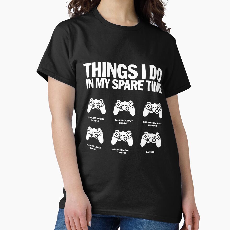 Funny Gamer Design Spare Time Gaming Controllers Video Games by w1ckerman