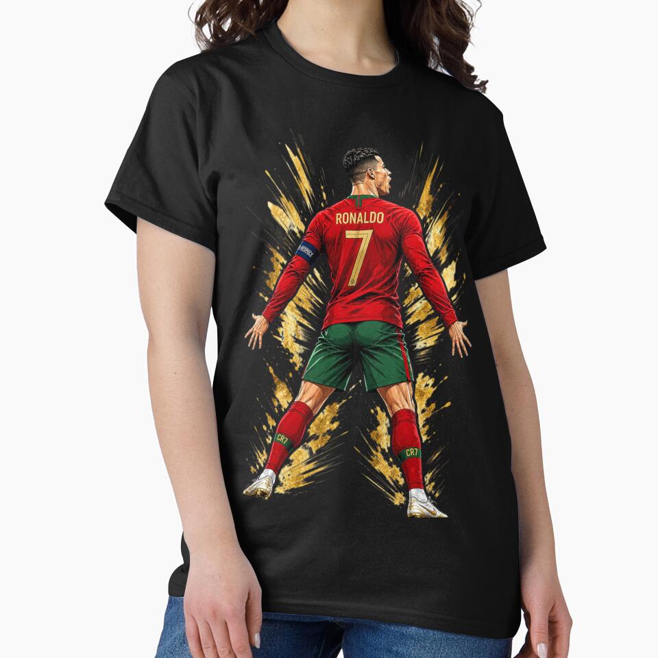 CR7 Anime Siuuu Celebration Football Graphic by mo-carnival