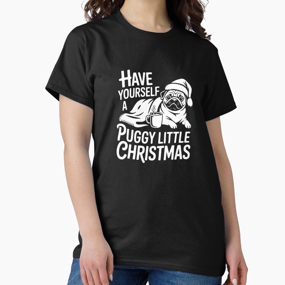 Have Yourself A Puggy Little Christmas by theartfulaspie