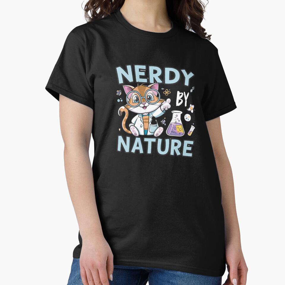 Cartoon Cat Style – Nerdy by Nature Funny Nerdy Gifts by StemMerch247