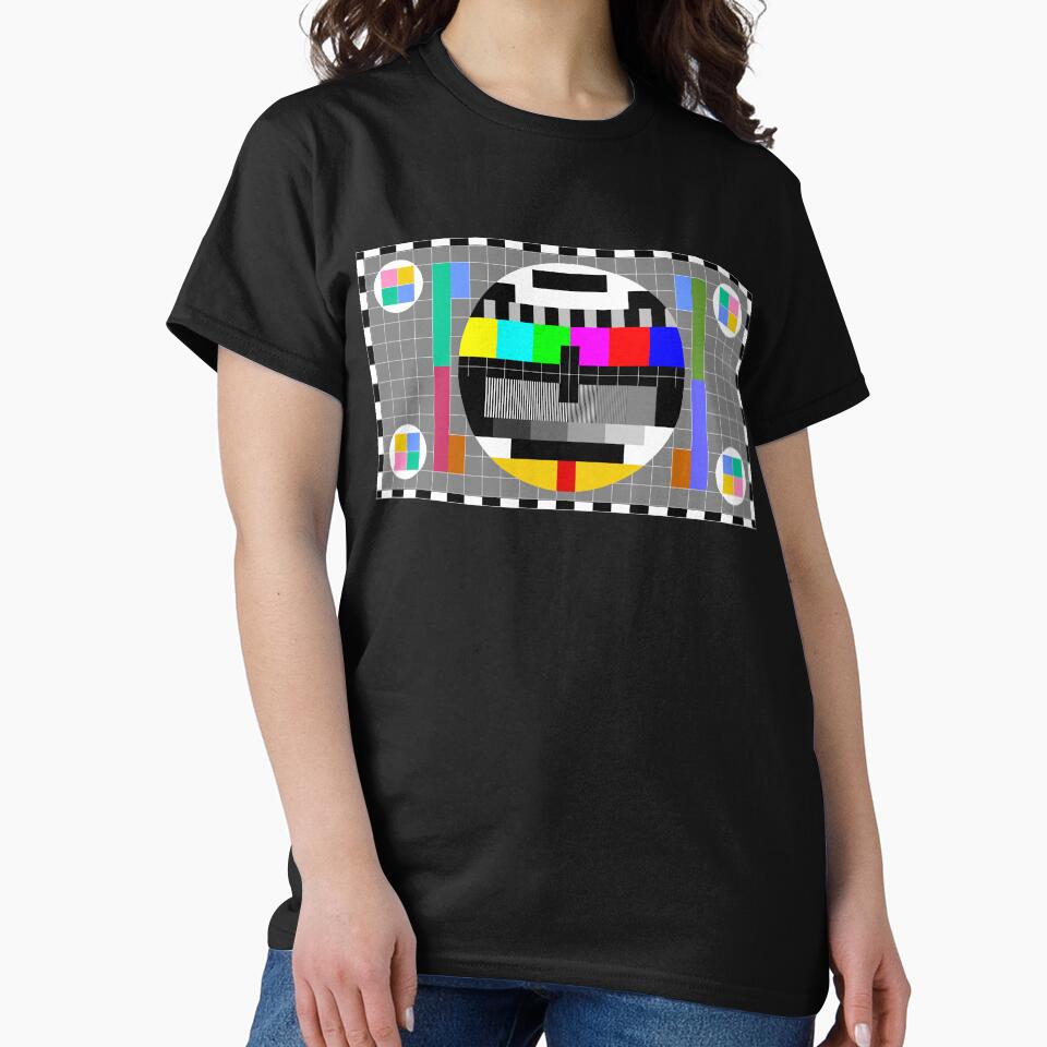 Calibration Test Card, TV monitor film, video geek by Glimmersmith