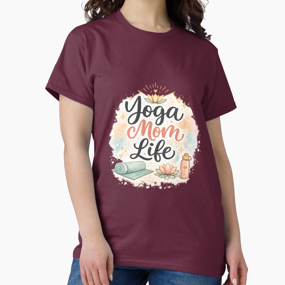 Cute Yoga Mom Life Yoga Life Art Perfect Tote Bag Gift Idea by Divakar Fashion