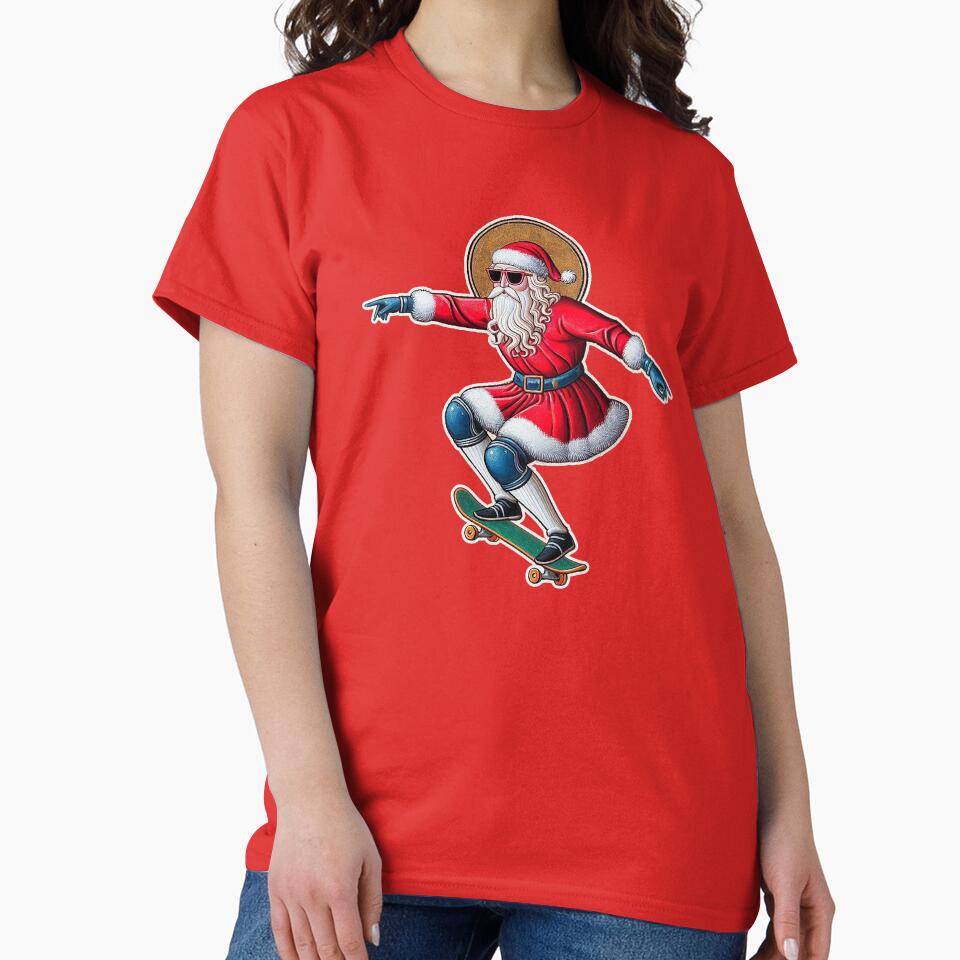 Santa Claus Skateboarding by zzz888