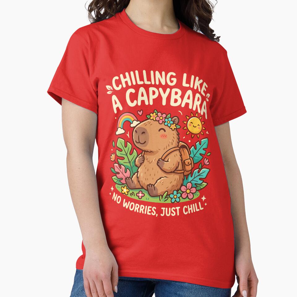 Chilling Like A Capybara by Amir Faysal