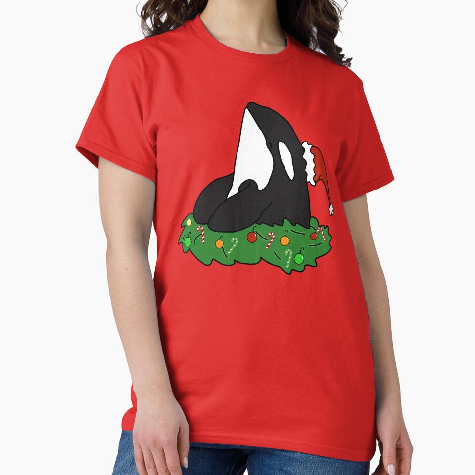 Holiday Christmas Orca by KantstandyaC