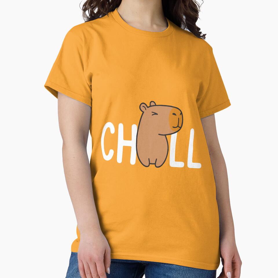 Cute Capybara Chill Animal by Amir Faysal