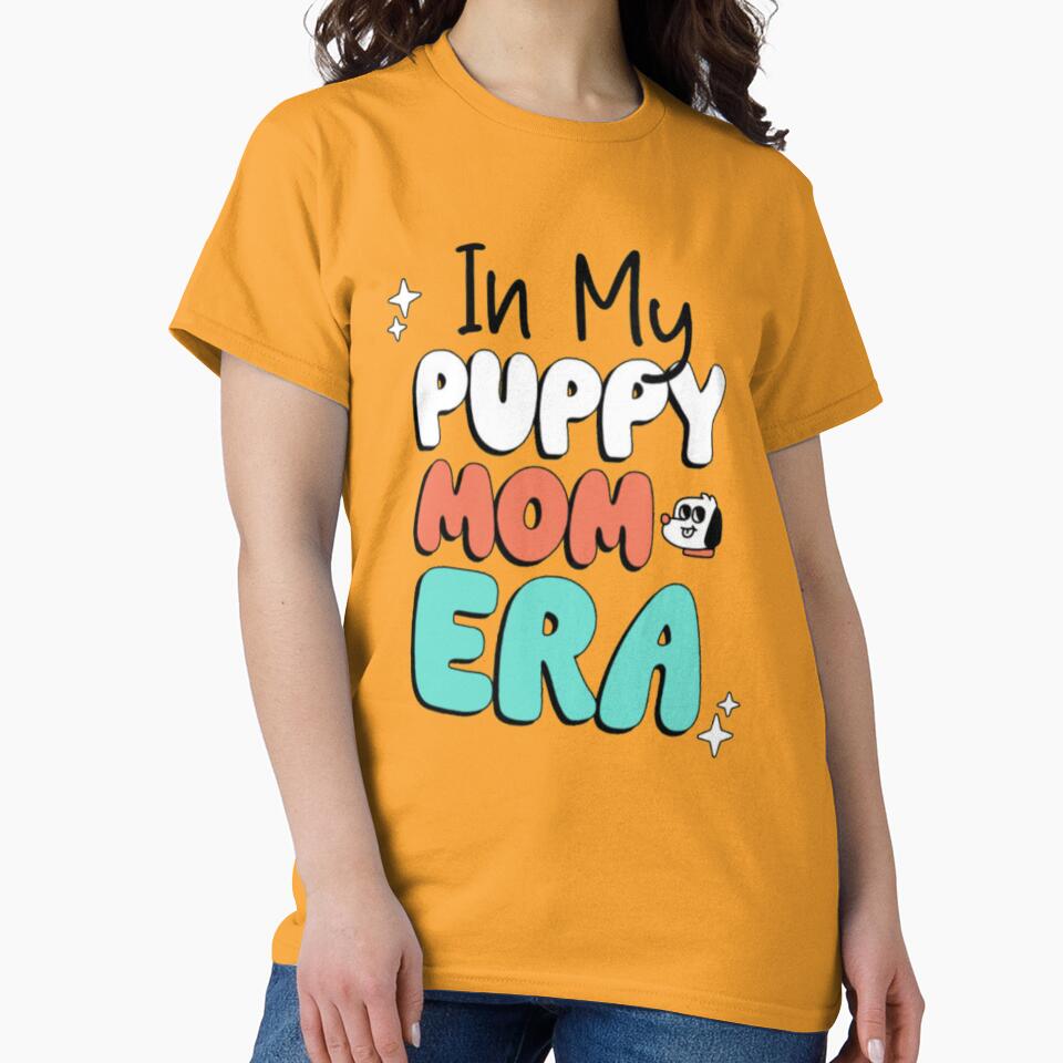 In My Puppy Mom Era Retro Dog Mama by GenZFashion000
